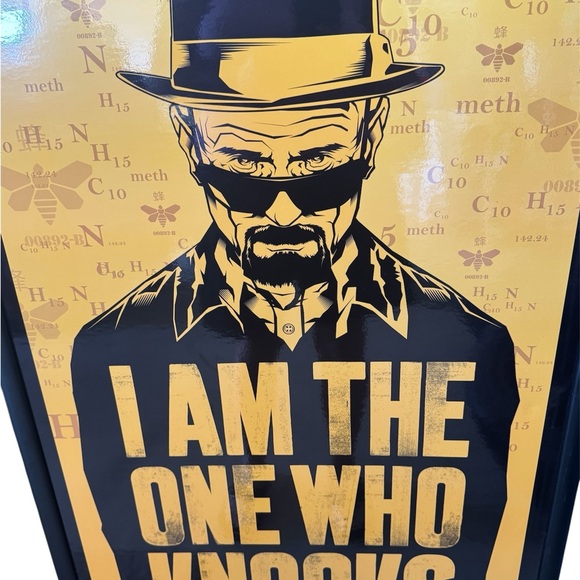 Breaking Bad Poster - Yellow and Black professionally framed 24 x 36